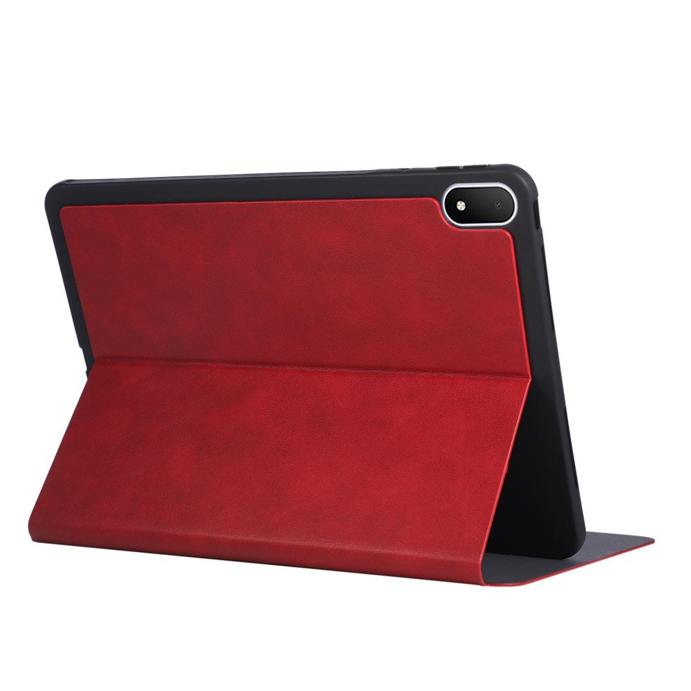 OPPO Pad 5 EIDERWOOD Kunstlæder Cover m. Ståfunktion - Rød