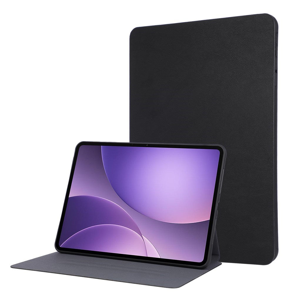 OPPO Pad 5 EIDERWOOD Kunstlæder Cover m. Ståfunktion - Sort