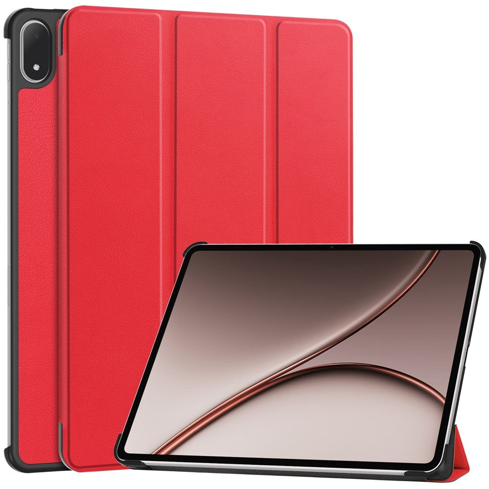 EIDERWOOD OnePlus Pad 4 Kunstlæder Flip Cover - Rød