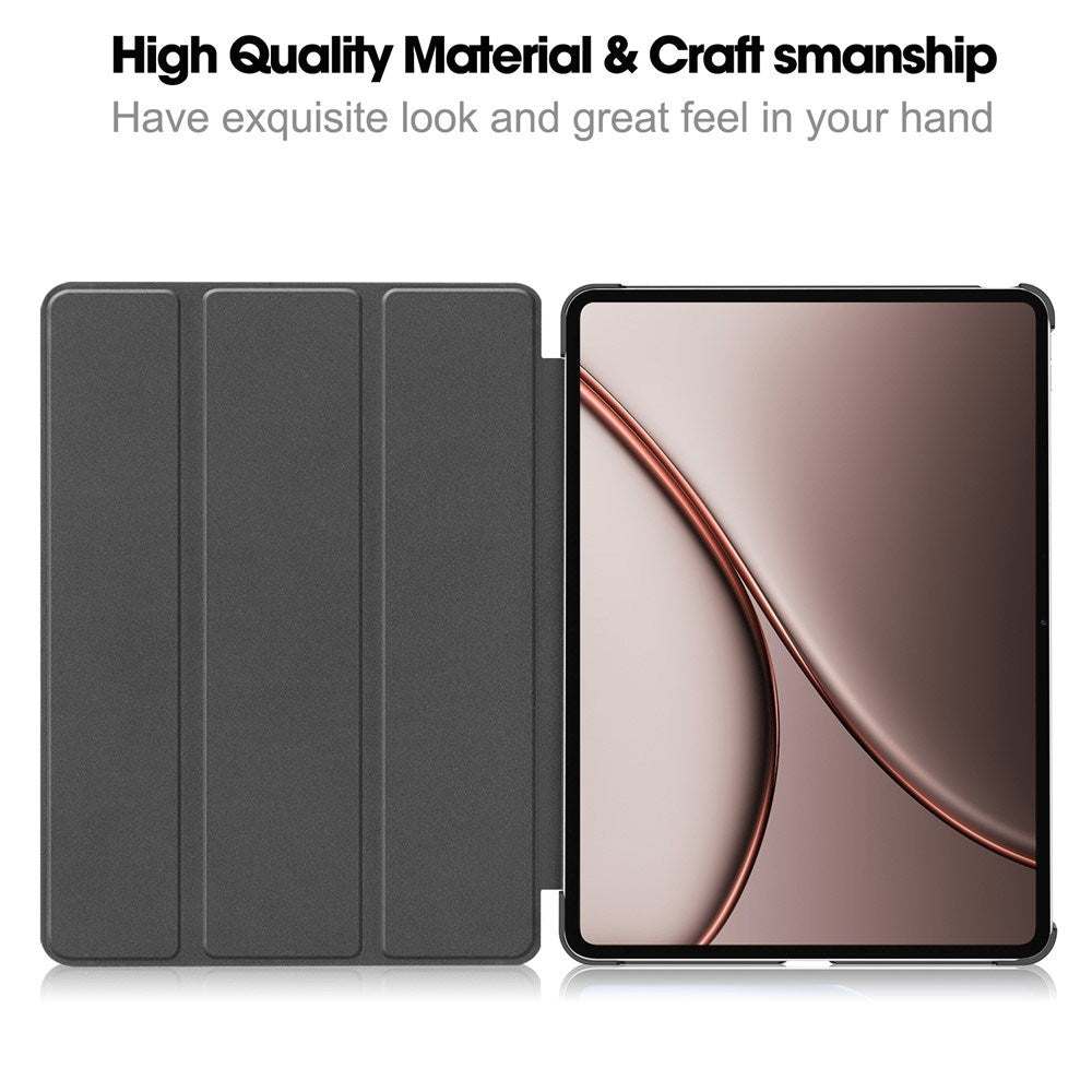 EIDERWOOD OnePlus Pad 4 Kunstlæder Flip Cover - Rød