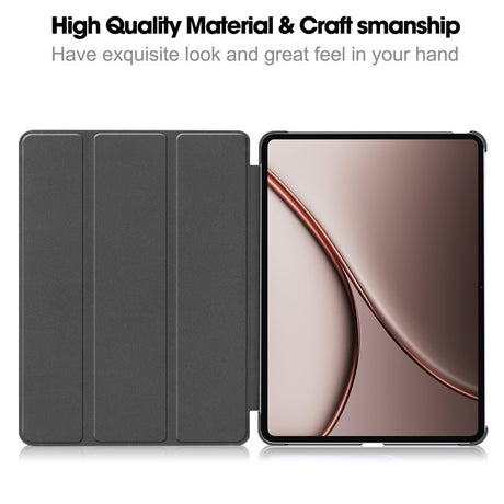 EIDERWOOD OnePlus Pad 4 Kunstlæder Flip Cover - Rød