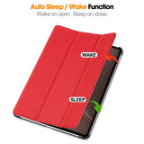 EIDERWOOD OnePlus Pad 4 Kunstlæder Flip Cover - Rød