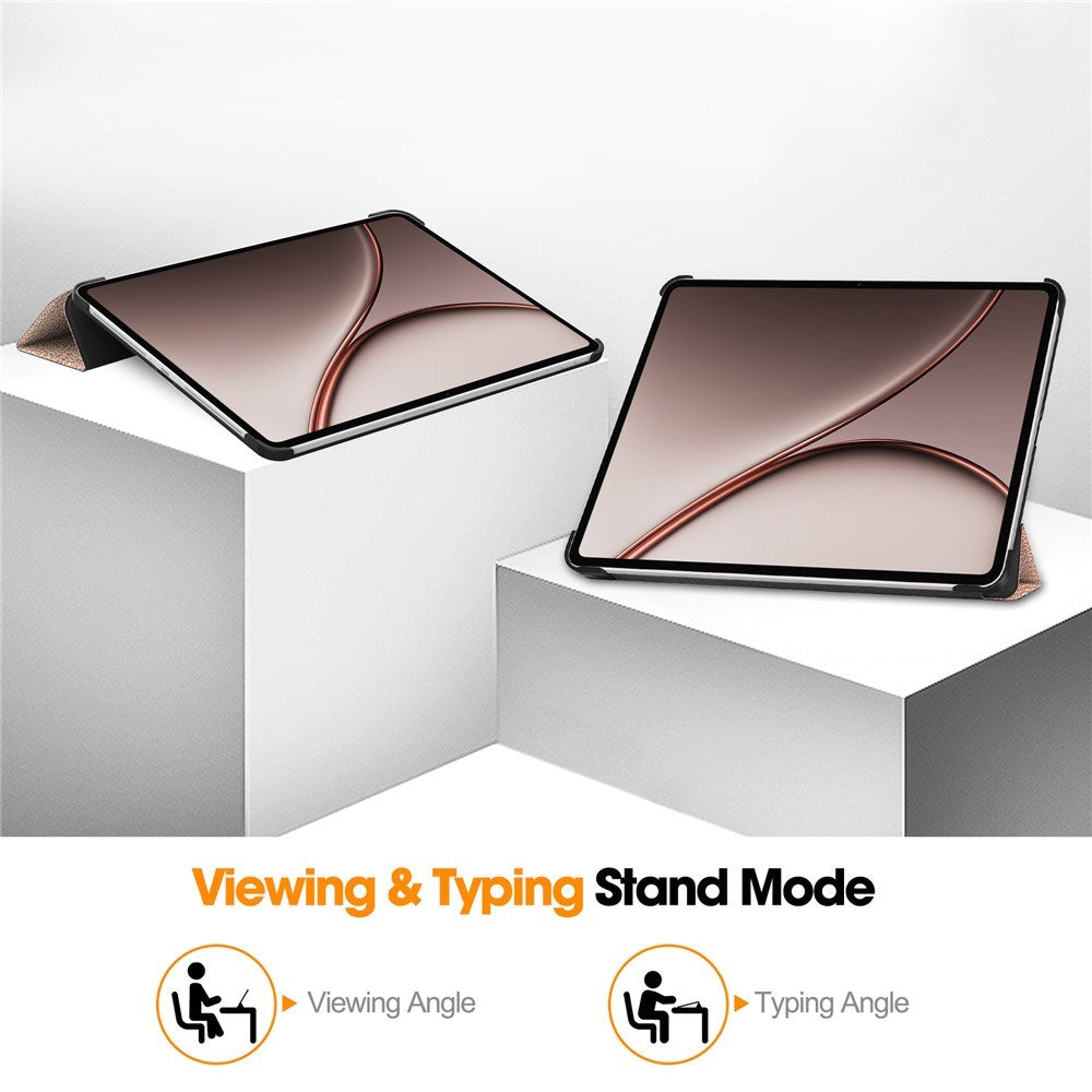 EIDERWOOD OnePlus Pad 4 Kunstlæder Flip Cover - Rose Gold