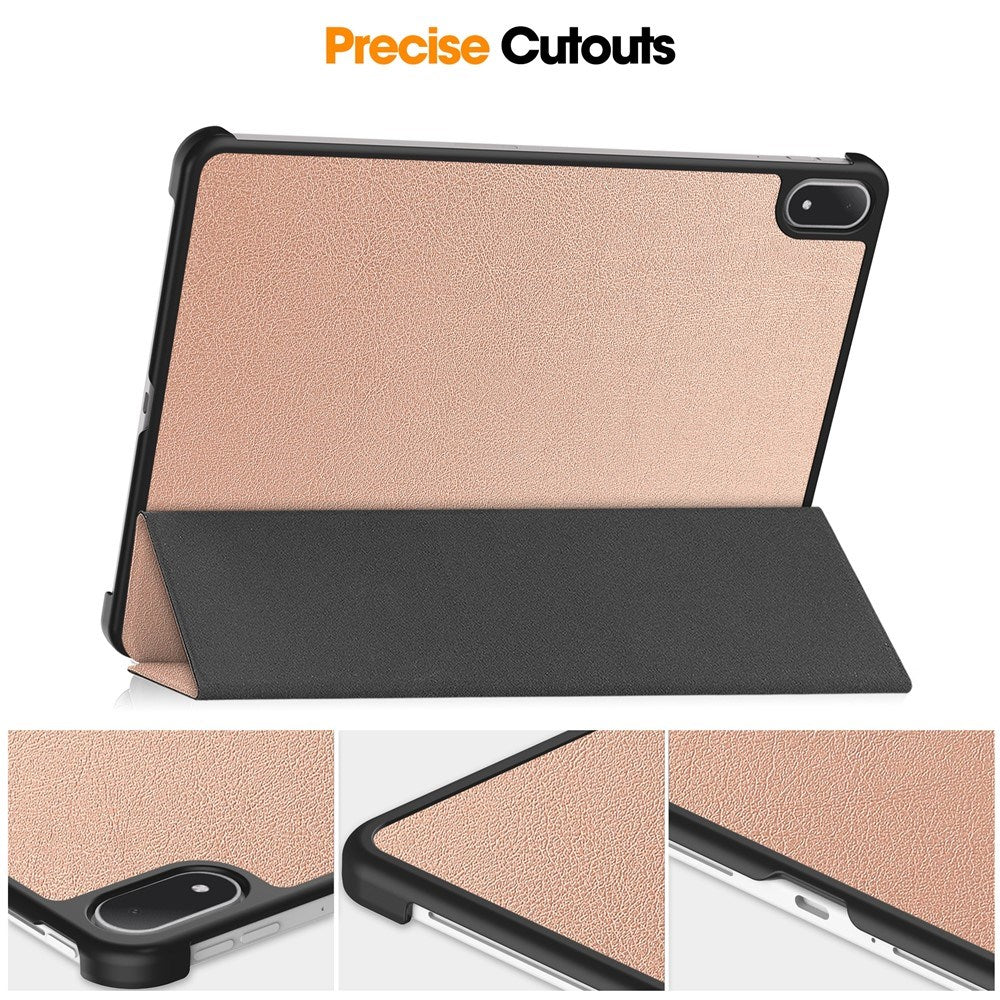 EIDERWOOD OnePlus Pad 4 Kunstlæder Flip Cover - Rose Gold