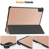 EIDERWOOD OnePlus Pad 4 Kunstlæder Flip Cover - Rose Gold