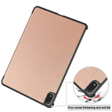 EIDERWOOD OnePlus Pad 4 Kunstlæder Flip Cover - Rose Gold