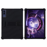 Lenovo Yoga Tab Plus Gen 2 13" EIDERWOOD Håndværker Silikone Cover m. Justerbar Kickstand & Stødabsorberende Hjørner - Sort