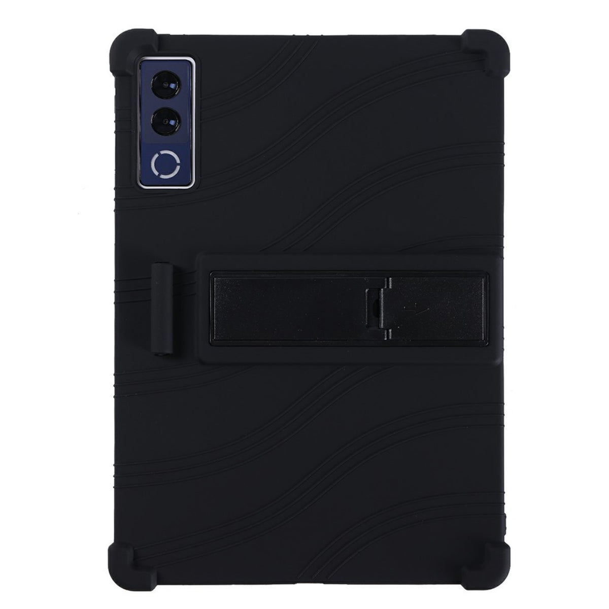 Lenovo Yoga Tab Plus Gen 2 13" EIDERWOOD Håndværker Silikone Cover m. Justerbar Kickstand & Stødabsorberende Hjørner - Sort