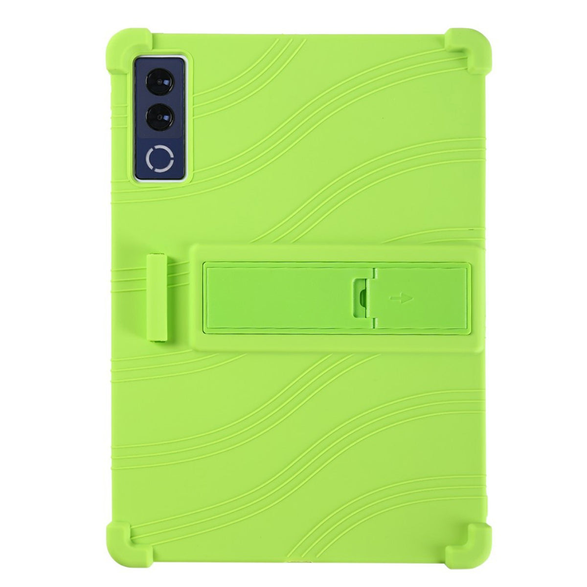 Lenovo Yoga Tab Plus Gen 2 13" EIDERWOOD Håndværker Silikone Cover m. Justerbar Kickstand & Stødabsorberende Hjørner - Grøn