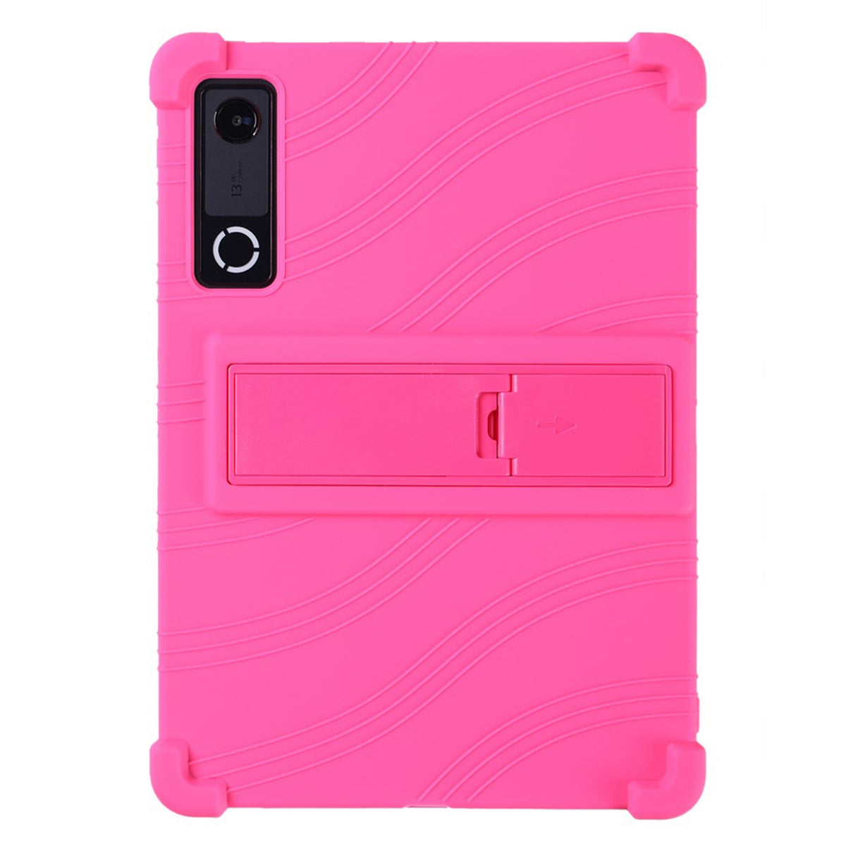 Lenovo Yoga Tab Gen 2 11.1" EIDERWOOD Håndværker Silikone Cover m. Justerbar Kickstand & Stødabsorberende Hjørner - Lyserød