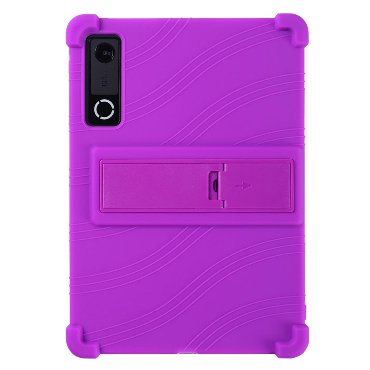 Lenovo Yoga Tab Gen 2 11.1" EIDERWOOD Håndværker Silikone Cover m. Justerbar Kickstand & Stødabsorberende Hjørner - Lilla