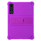 Lenovo Yoga Tab Gen 2 11.1" EIDERWOOD Håndværker Silikone Cover m. Justerbar Kickstand & Stødabsorberende Hjørner - Lilla