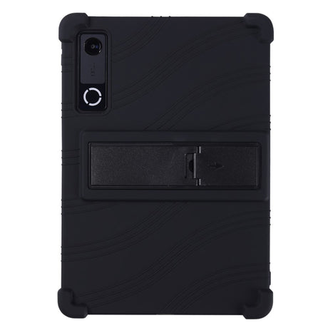 Lenovo Yoga Tab Gen 2 11.1" EIDERWOOD Håndværker Silikone Cover m. Justerbar Kickstand & Stødabsorberende Hjørner - Sort