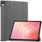 EIDERWOOD Samsung Galaxy Tab S12+ (Plus) Kunstlæder Tablet Cover m. Standerfunktion - Grå