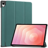 EIDERWOOD Samsung Galaxy Tab S12+ (Plus) Kunstlæder Tablet Cover m. Standerfunktion - Grøn