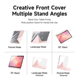 Samsung Galaxy Tab S12+ (Plus) DUX DUCIS Origami Hybrid Kunstlæder Cover - Lyserød