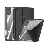 iPad Mini (2026) 8. Gen. DUX DUCIS MAGI Origami Hybrid Kunstlæder Flip Cover m. Ståfunktion - Sort