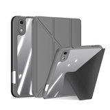 iPad Mini (2026) 8. Gen. DUX DUCIS MAGI Origami Hybrid Kunstlæder Flip Cover m. Ståfunktion - Grå