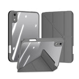 iPad Mini (2026) 8. Gen. DUX DUCIS MAGI Origami Hybrid Kunstlæder Flip Cover m. Ståfunktion - Grå