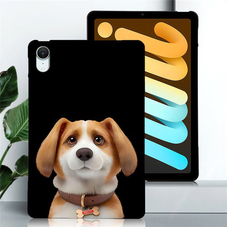 EIDERWOOD iPad Mini (2026) 8. Gen. Slankt Fleksibelt Plastik Cover - Beagle-Harrier Hund