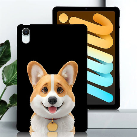 EIDERWOOD iPad Mini (2026) 8. Gen. Slankt Fleksibelt Plastik Cover - Corgi Hund