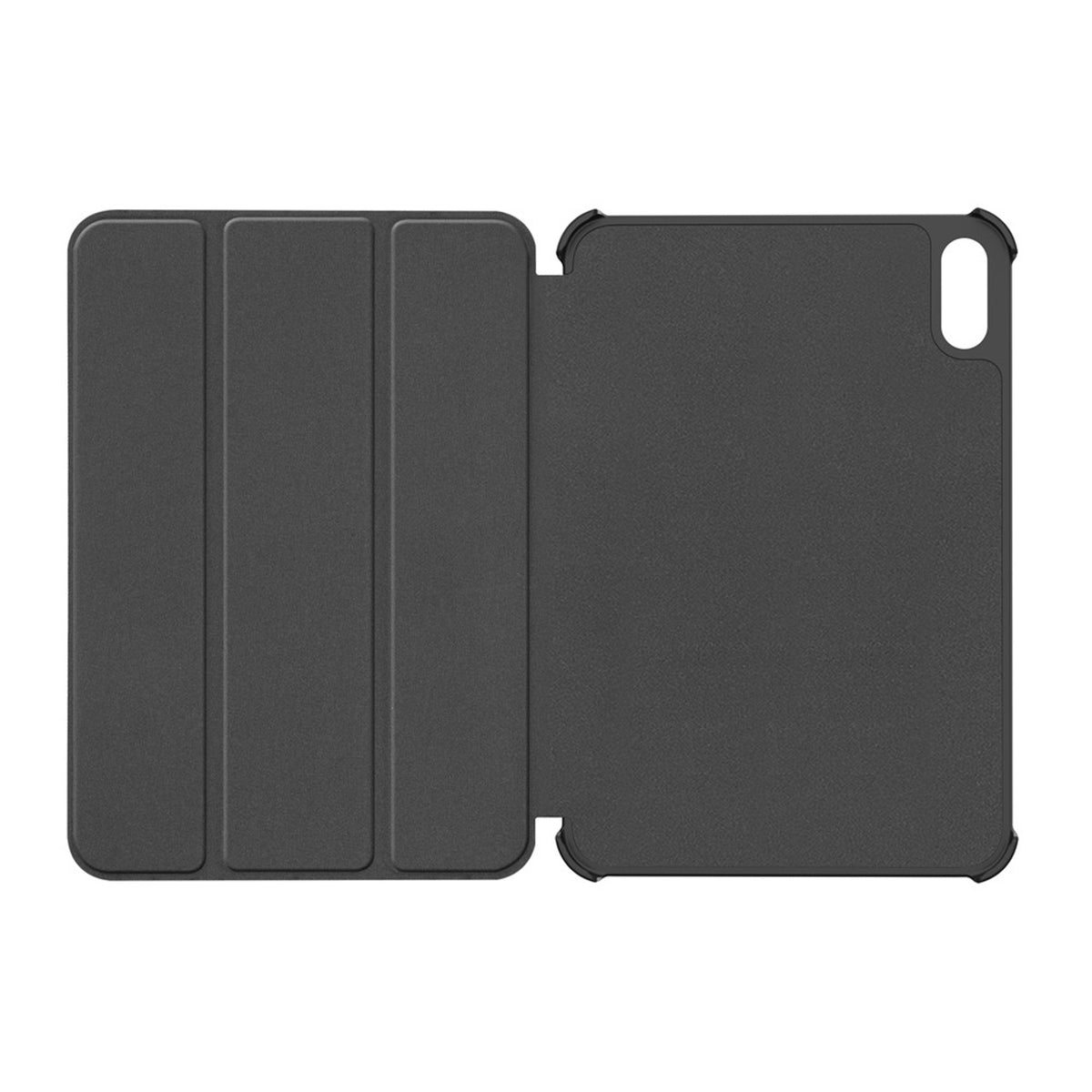 iPad Mini (2026) 8. Gen. EIDERWOOD Kunstlæder Flip Cover m. Ståfunktion - Sort