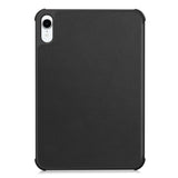 iPad Mini (2026) 8. Gen. EIDERWOOD Kunstlæder Flip Cover m. Ståfunktion - Sort