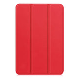 iPad Mini (2026) 8. Gen. EIDERWOOD Kunstlæder Flip Cover m. Ståfunktion - Rød