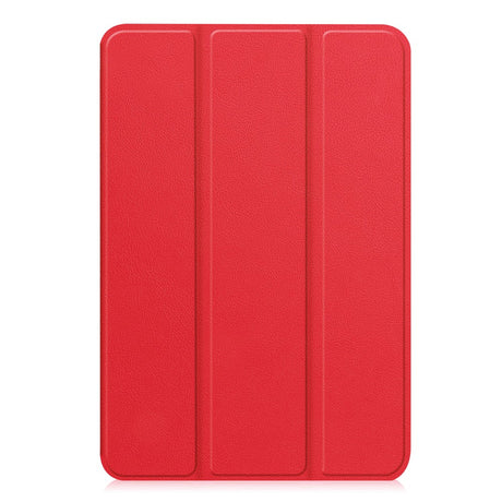 iPad Mini (2026) 8. Gen. EIDERWOOD Kunstlæder Flip Cover m. Ståfunktion - Rød