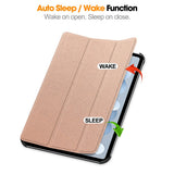 iPad Mini (2026) 8. Gen. EIDERWOOD Kunstlæder Flip Cover m. Ståfunktion - Rose Gold