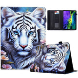 iPad Mini (2026) 8. Gen. EIDERWOOD Kunstlæder Flip Cover - Kortholder - Tiger