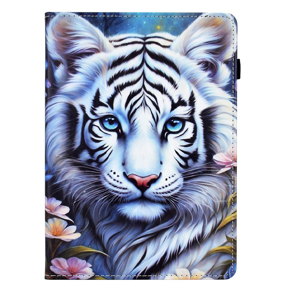 iPad Mini (2026) 8. Gen. EIDERWOOD Kunstlæder Flip Cover - Kortholder - Tiger