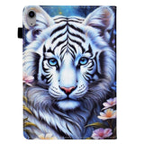 iPad Mini (2026) 8. Gen. EIDERWOOD Kunstlæder Flip Cover - Kortholder - Tiger