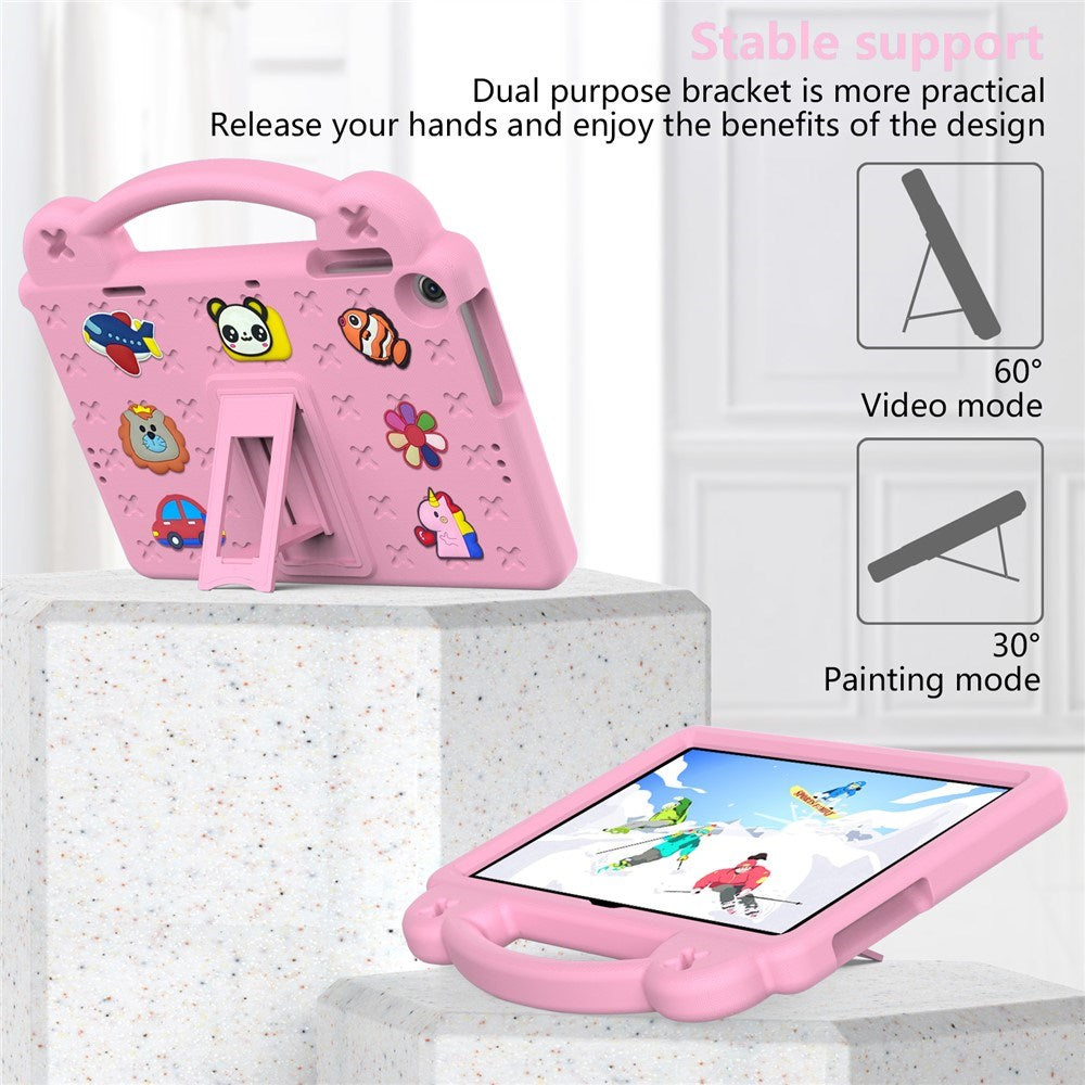 Lenovo Tab M10 (3. Gen) 10.1" (TB-328F/TB-328X) Børne Cover m. Stander & Håndholder - Lyserød