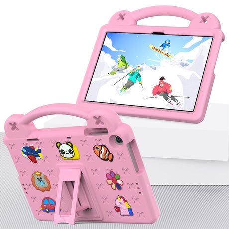 Lenovo Tab M10 (3. generasjon) 10,1" (TB-328F/TB-328X) barnedeksel med stativ og håndholder - rosa