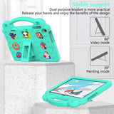 Lenovo Tab M10 (3. Gen) 10.1" (TB-328F/TB-328X) Børne Cover m. Stander & Håndholder - Grøn