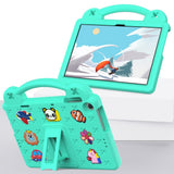 Lenovo Tab M10 (3. Gen) 10.1" (TB-328F/TB-328X) Børne Cover m. Stander & Håndholder - Grøn