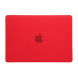 MacBook Air 13" M2/M3/M4 (2022-2025) Mat Plastik Bærbar Cover - Rød