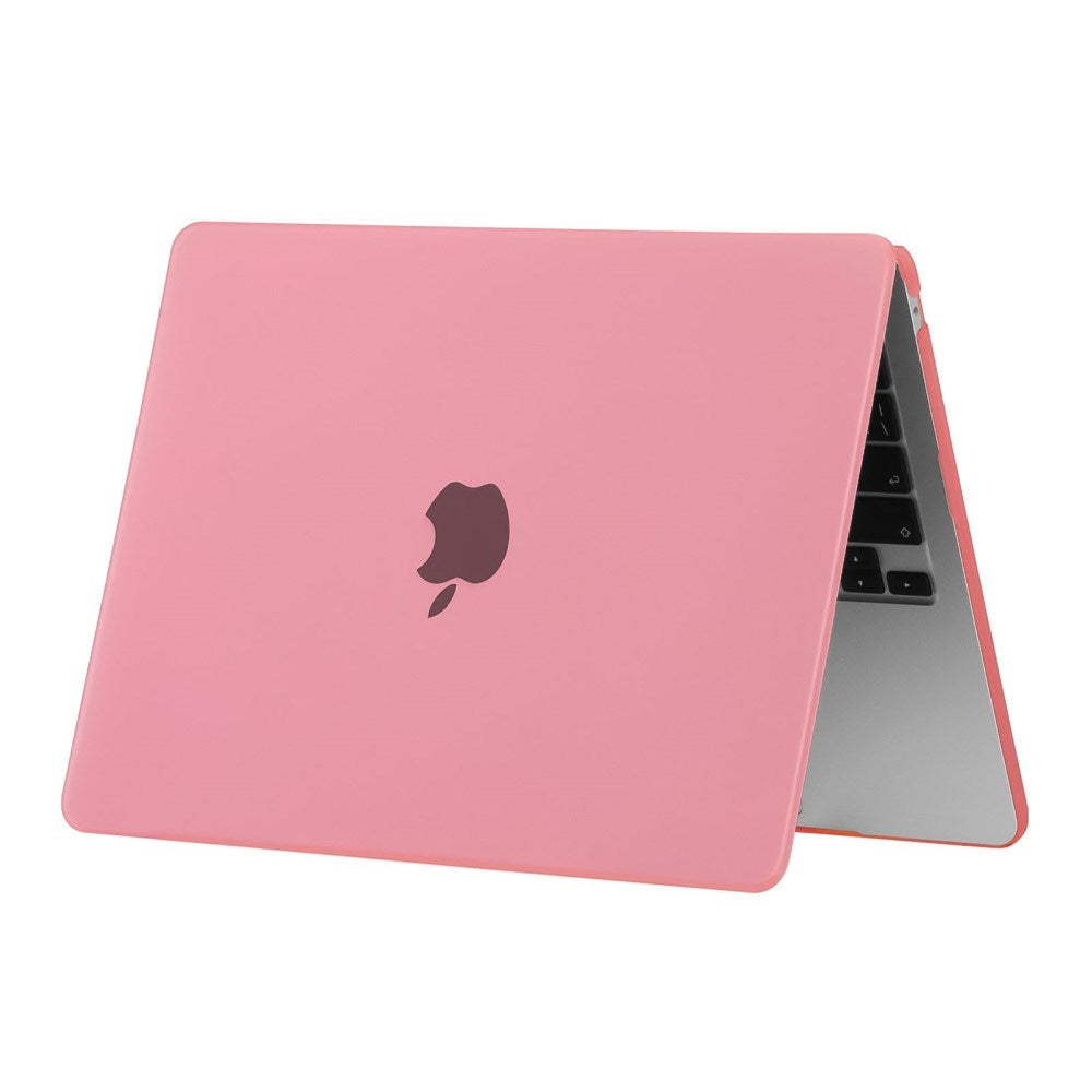 MacBook Air 13" M2/M3/M4 (2022-2025) Mat Plastik Bærbar Cover - Pink