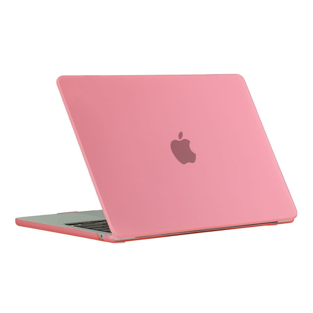 MacBook Air 13" M2/M3/M4 (2022-2025) Mat Plastik Bærbar Cover - Pink