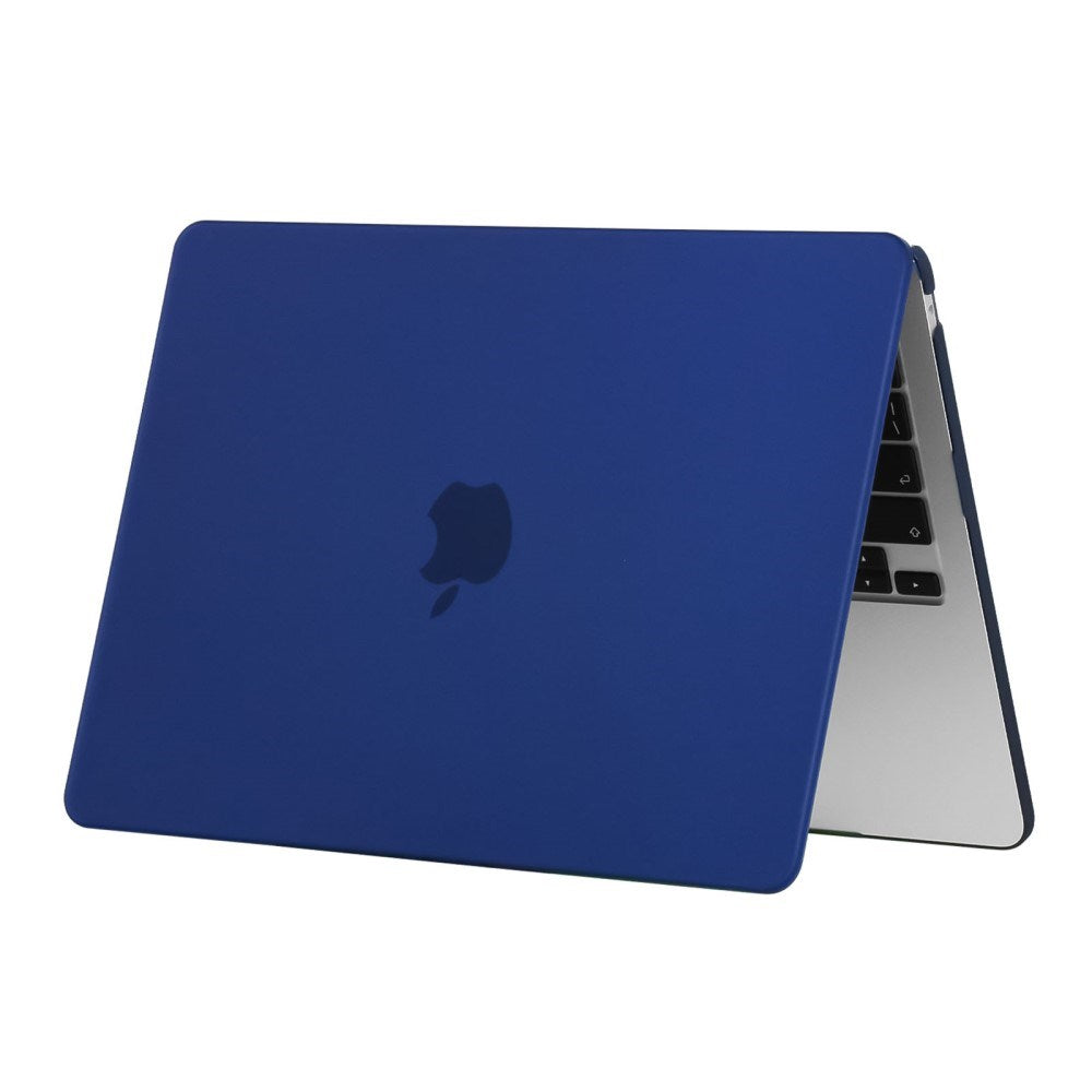 MacBook Air 13" M2/M3/M4 (2022-2025) Mat Plastik Bærbar Cover - Mørkeblå