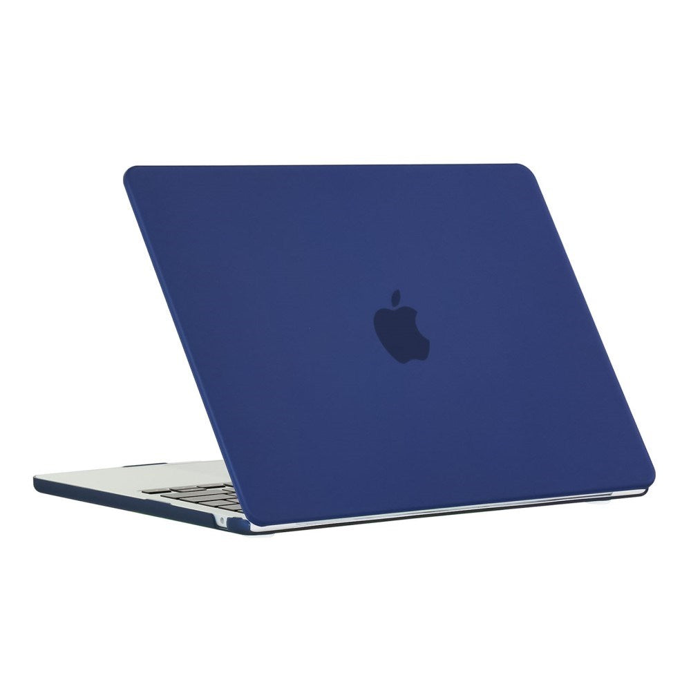 MacBook Air 13" M2/M3/M4 (2022-2025) Mat Plastik Bærbar Cover - Mørkeblå