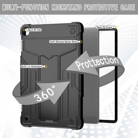 Lenovo Tab M10 (3rd Gen) 10,1" (TB-328F/TB-328X) Håndverksdeksel med stativ - svart