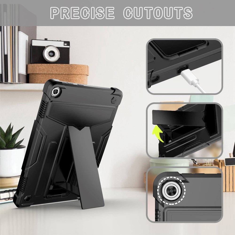 Lenovo Tab M10 (3rd Gen) 10,1" (TB-328F/TB-328X) Håndverksdeksel med stativ - svart