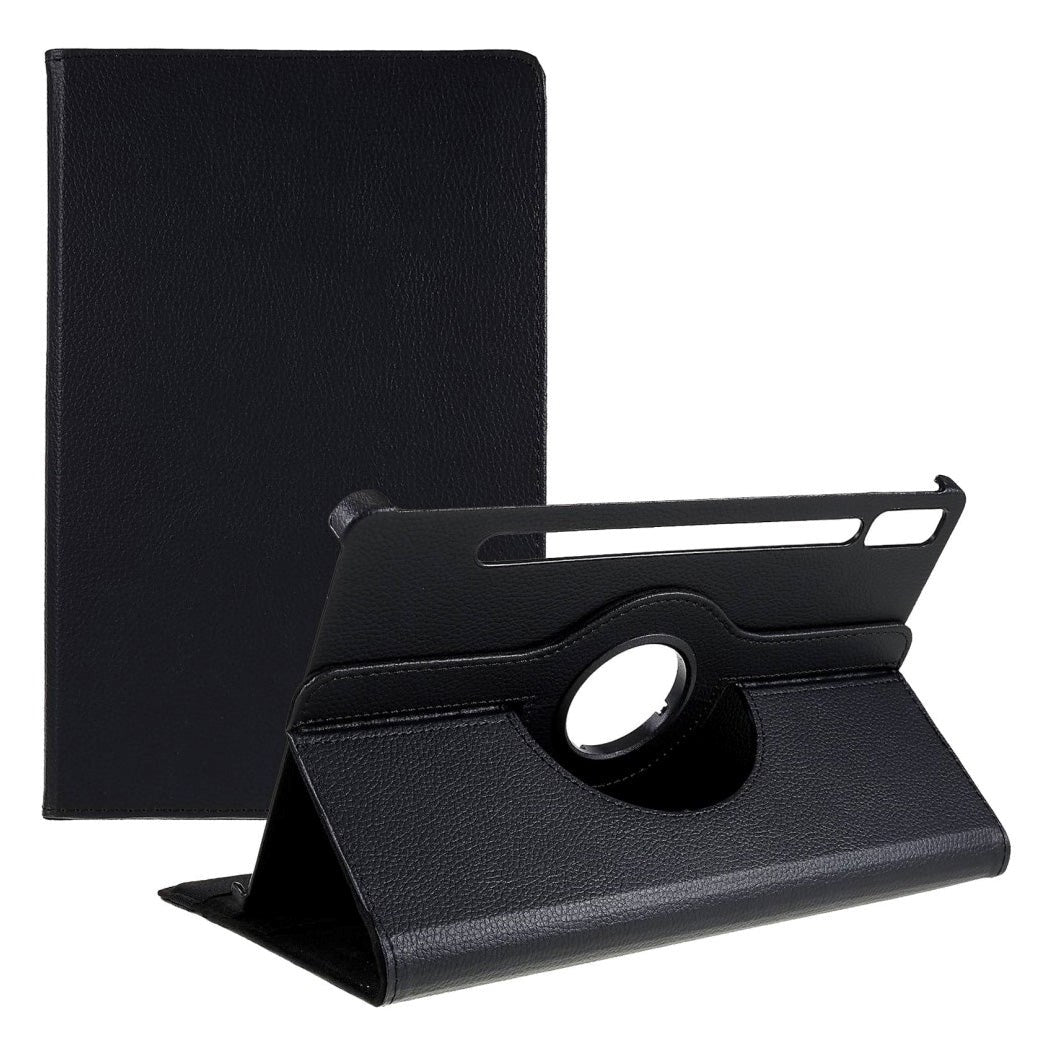 Lenovo Tab P11 Pro Gen. 2 Classic Leather Flip Cover m. 360⁰ Stående funksjon - Svart