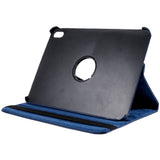 EIDERWOOD iPad 11" (2025) / iPad 10,9" (2024/2022) Classic Leather Flip Cover m. 360⁰ Stående funksjon - Blå