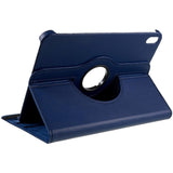 EIDERWOOD iPad 11" (2025) / iPad 10,9" (2024/2022) Classic Leather Flip Cover m. 360⁰ Stående funksjon - Blå