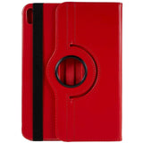 EIDERWOOD iPad 11" (2025) / iPad 10,9" (2024/2022) Classic Leather Flip Cover m. 360⁰ Stående funksjon - Rød