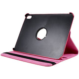 EIDERWOOD iPad 11" (2025) / iPad 10,9" (2024/2022) Classic Leather Flip Cover m. 360⁰ Stående funksjon - Rose
