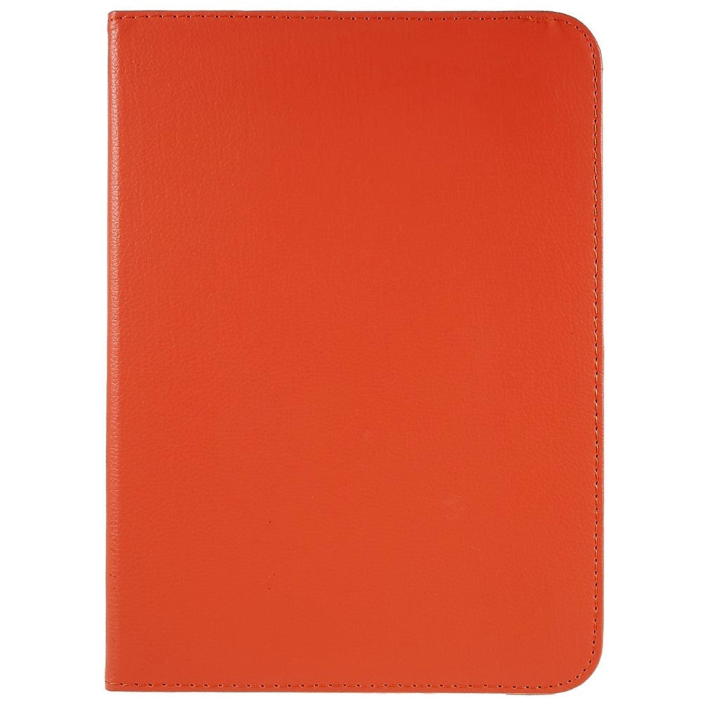 EIDERWOOD iPad 11" (2025) / iPad 10,9" (2024/2022) Classic Leather Flip Cover m. 360⁰ Stående funksjon - oransje